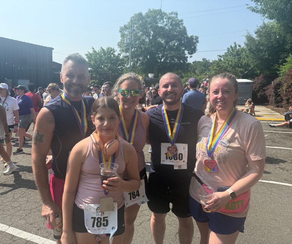 Helen and Zach participate in Run for Love 5k